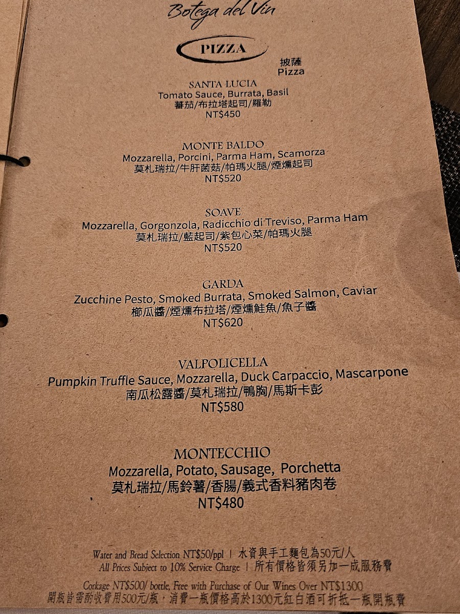 Menu Botega Del Vin-9